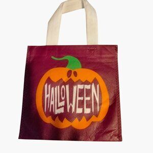 Halloween Gift Bag Jack O Lantern Pumpkin Novelty Small Tote Spooky Seasonal